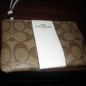 Coach Corner Wristlet #A2178